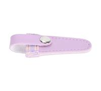 Riuulity Scissors Sheath Scissors Cover Protector with Premium PU Leather for Embroidery Sewing Quilting Needlework Crafts (Pink Purple (Purple Cover))