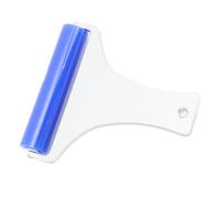 Riuulity Silicone Dust Roller with Aluminum Handle, High Rebound Wearproof Dust Remover Tool for Clothes, Pet Hairs, Carseats with Mobile Phone Screen Sticky Roller Tool (10CM)