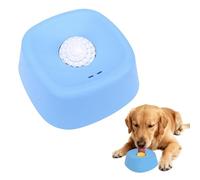 Riuulity Slow Feeder Dog Bowls, Dog Lick Bowl with Slip Resistant Material, Bright Colors, Dishwasher Safe, 6.10x6.10x2.36in, for Yogurt & Purees (Blue)