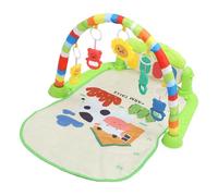 Riuulity Soft Baby Play Piano Gym Mat with Detachable Bells, Foldable Baby Play Piano for Various Developmental Activities, Suitable for Babies Lying Down to 3 Years