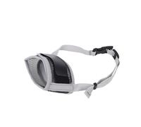Riuulity Soft Dog Muzzle, Border Collies, Beagles, Breathable Mesh, Polyester, Prevent Biting, Chewing, Barking, Suitable, Breathable, Durable, Training, Walking, Grooming (M)