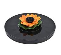 Riuulity Solar Fountain Water Pump Floating Mini Solar Powered Water Fountain with 4 Spraying Styles for Birdbaths Garden Pond Pool Outdoor Decoration Engineering Plastic 16cm 226g (1)
