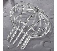 Riuulity Stainless Steel Roof Drain Pipe, Anti Blocking Floor Drain with Large Displacement, for Rooftop Balcony Outdoor Garden Ditch (75 Tubes)