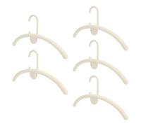 Riuulity Strong Load Bearing Sweater Hangers with Aromatherapy, for Closet Organizing Space Saving and Preventing Shoulder Dimples (Cream White)
