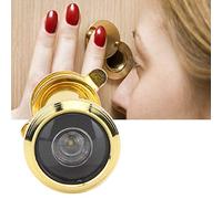 Riuulity The Antiheft Door Spectators -with a 220 Degree View Angle, 2 -Piece Lasting Zinclegation, Easy Safety Installation (Simple 14 Gold, Aperture 14-16, Door Thickness)