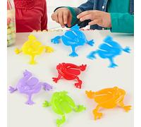Riuulity Thorough Toy set: Pressed Jump Frogs with Cubes - Colorful Frog to Toys for Manual Eye Coordination, Applicable Sensory Knowledge for Interaction Between the Child's Child (#2)