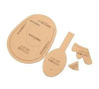 Riuulity Transparent Acrylic Wallet Template Set for Crafting Chick-Shape Wallets with Protective Film, Ideal for Handmade Gifts, Pack of 4