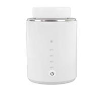 Riuulity Travel Baby Bottle Warmer Electric Smart Milk Warmer, Portable Fast Heating Baby Bottle Design for Efficient Heat Stainless Steel Material