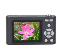 Riuulity Upgraded Digital Camera, 48MP 1080P 16X Zoom Beauty Effects Motion Detection Portable Digital Camera for Timer Photo Taking, Upgraded, Lightweight and Portable (Black)