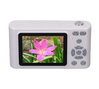 Riuulity Upgraded Digital Camera, 48MP 1080P 16X Zoom Beauty Effects Motion Detection Portable Digital Camera for Timer Photo Taking, Upgraded, Lightweight and Portable (White)