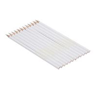 Riuulity Water Soluble Pencil, White Sewing Marking Pencil, 12PCS for Dressmaker Practical Tool, Glides Smoothly and Leaves Fine Visible Lines