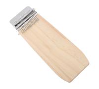 Riuulity Wood Knitting Looming Kit with Pin Rubber Findings Mini Weaving Frame 14 Hooks Stainless Steel for Repair Clothes Mending Pants Sweaters Hats Scarves