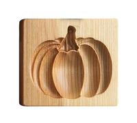 Riuulity Wooden Cookie Cutters for Baking, Handmade Biscuit Molds with (#3)