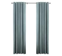 Riva Home Atlantic Eyelet Ringtop Curtains - Duck Egg - 168 x 183cm - Duck Egg - 100% Polyester