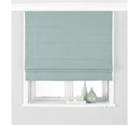 Riva Home Atlantic Roman Blind - Duck Egg - 61x137cm - Duck Egg - 100% Mixed