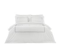 Riva Home Cleopatra Pillow Case - Silver - Oxford (Singles) - Silver - 100% Mixed