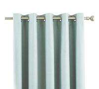 Riva Home Eclipse Blackout Eyelet Curtains - Duck Egg - Duck Egg - 66 x 90in (168 x 229cm)