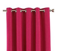 Riva Home Eclipse Blackout Eyelet Curtains - Pink - 90 x 54in (229 x 137cm) - Pink - 100% Polyester