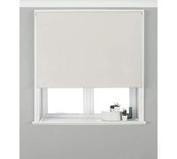 Riva Home Eclipse Blackout Roller Blind, Polyester, Ivory, 60" x 64" (153 x 162cm )