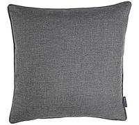 Riva Home Eclipse Cushion Cover, Polyester, Silver, 18" x 18" (45 x 45cm)
