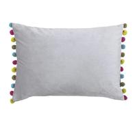 Riva Home Fiesta Cushion Cover - Dove/Multi - 35x50cm - Dove/Multi - 100% Polyester