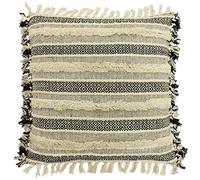 Riva Home Hena Polyester Filled Cushion, Black, 45 x 45cm (18" x 18")
