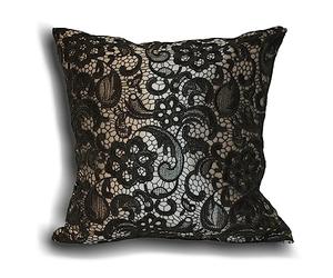 Riva Home Macrame Polyester Cushion Ion, Grey, 45 x 45cm