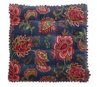 Riva Home Malisa Square Cushion Cover - Smoke Blue - 50 x 50cm - Smoke Blue - 100% Cotton