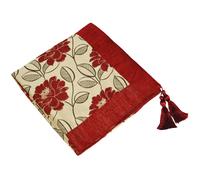 Riva Paoletti Mayflower Red Throws 145 cm x 180 cm, Polyester, Full