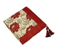 Riva Home Mayflower Throw - Red - 145x180cm - Red - 100% Polyester