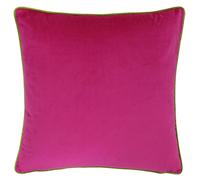 Riva Home Meridian Cushion Cover - Hot Pink/Lime - 55 x 55cm - Hot Pink/Lime - 100% Polyester