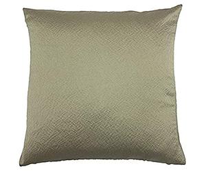 Riva Home Palermo Cushion Cover - Metallic Sheen Design - 40% Polyester; 60% Viscose - Oyster - Dry Clean Only - 45 x 45cm (18" x 18" inches)