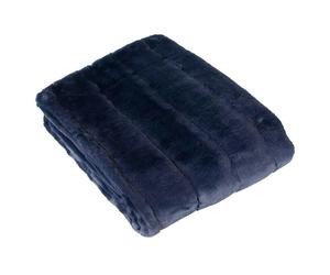 Riva Home Riva Paoletti Empress Throw - Navy - 140x200cm - Navy - 100% Polyester
