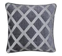 Riva Home Riva Paoletti Hermes Cushion Cover - Graphite - 45x45cm - Graphite - 100% Polyester