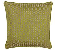 Riva Home Riva Paoletti Piccadilly Cushion Cover - Gold - 50x50cm - Gold - 50% Viscose/50% Polyester