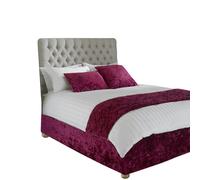 Riva Home Verona Bed Wrap - Wine - Double - Wine - 100% Polyester