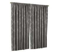 Riva Home Winchester Pencil Pleat Curtains - Mocha - Mocha - 66x72 (168x183cm)