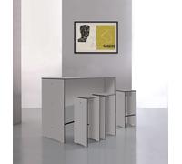 Riva Outdoor Bar Stool Taupe Conmoto - 1007-00006