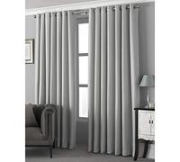 Riva Paoletti Curtains, Grey, 168 x 137 cm