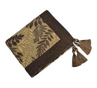 Riva Paoletti Fern Throw, Mocha, 145 x 180cm