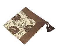 Riva Paoletti Mayflower Mocha Throws 145 cm x 180 cm, Polyester, Full