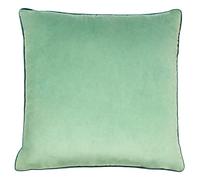 Paoletti Meridian Velvet Filled Cushion, Blue