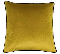 Paoletti Meridian Velvet Filled Cushion, Green