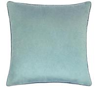 Riva Paoletti - Meridian Inspired Collection | Soft velvet cushion with contrast piping and feather filling. 55 x 55cm. Ready to style.