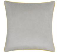 Riva Paoletti - Meridian Signature Collection | Soft velvet cushion with contrast piping and feather filling. 55 x 55cm. Ready to style.