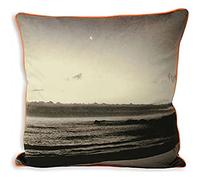 Paoletti Neon Coast Piped Cushion Cover
