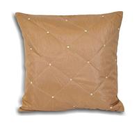 Riva Paoletti "Vivaldi" Cushion Covers, Latte, 45 x 45 cm