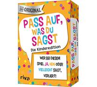 RIVA Pass auf, was du sagst: Wer bei diesem Spiel »Ja«, »Nein« oder »Vielleicht« sagt, verliert! - Die Kinderedition