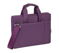 Rivacase 13.3” 2 Compartment Notebook Case with Removable Strap, Purple
