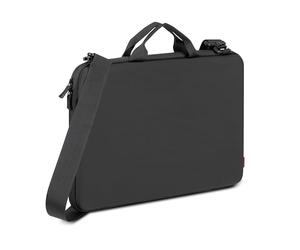 Rivacase 5116 Hard Case for Laptops 14.2 Inch - Water Resistant Notebook Bag Compatible with MacBook Air 13/14 - Briefcase for Laptops, Men and Women, Black